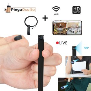 Cámara Espía Wifi Oculta en Ropa para Exámenes con Pinganillo Vip Pro UltraMini Bluetooth PingaOculto hilo