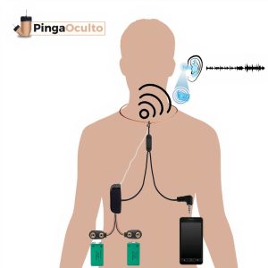 Ondas Inductivas Pinganillo Auricular Nano Invisible Espia Oculto Mini Espia Movil