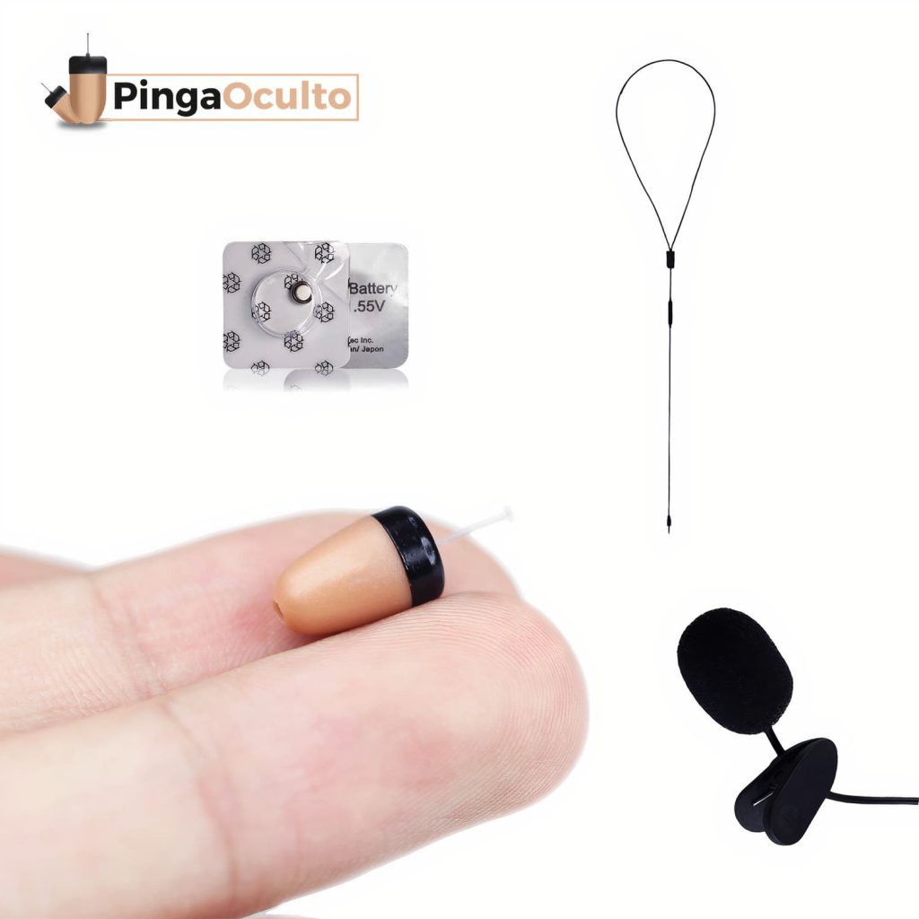 Pinganillo Vip Pro Mini + Micrófono Externo PingaOculto