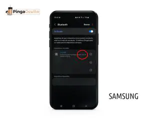 Ver Porcentaje Batería Pinganillo Nano V4 Samsung