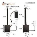 Cam Wifi Pro Integrated vs External Battery