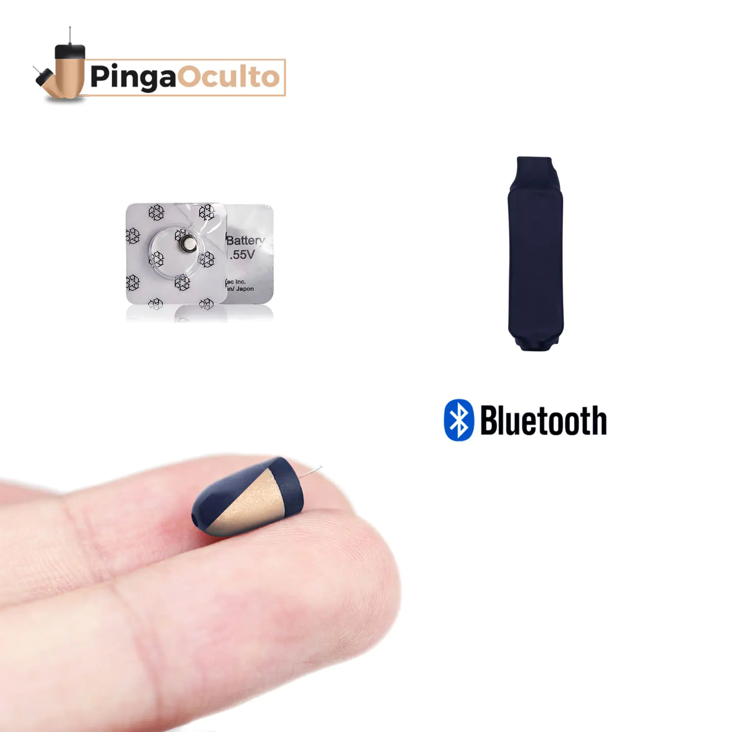 Pinganillo con bolígrafo Bluetooth, Pinganillo sin collar