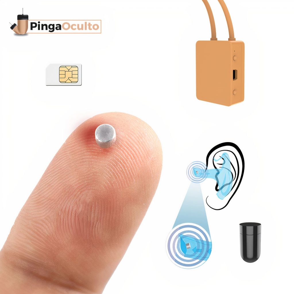 Pinganillo Nano V7 Vip Pro UltraMini PingaOculto