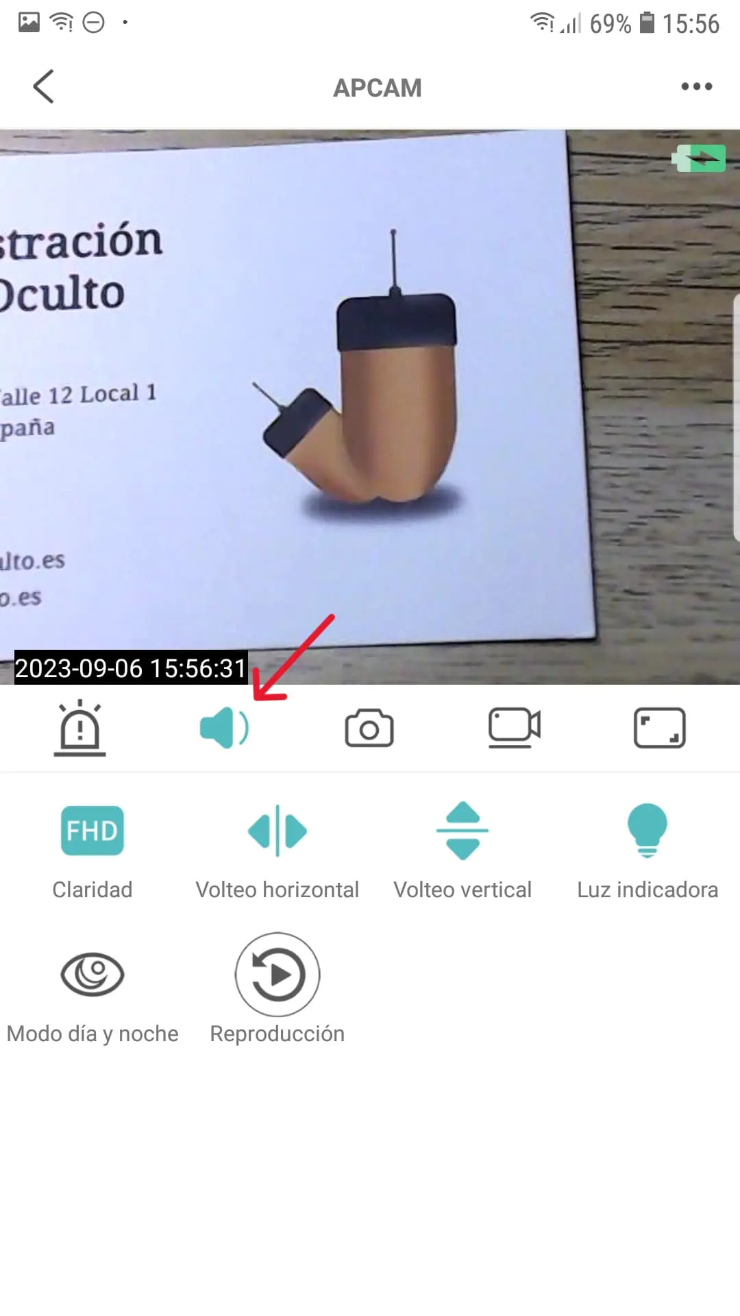 Instruktioner Spy Camera Wifi-knapp 24 Aktivera ljud -14