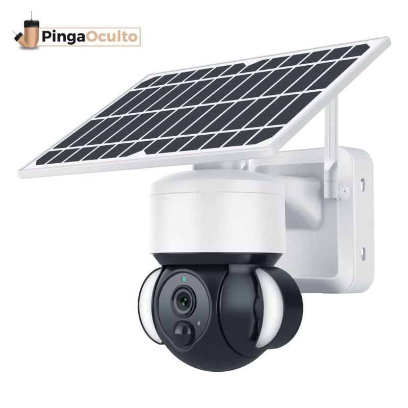 Câmera de vigilância solar externa 4G IP66 Full HD