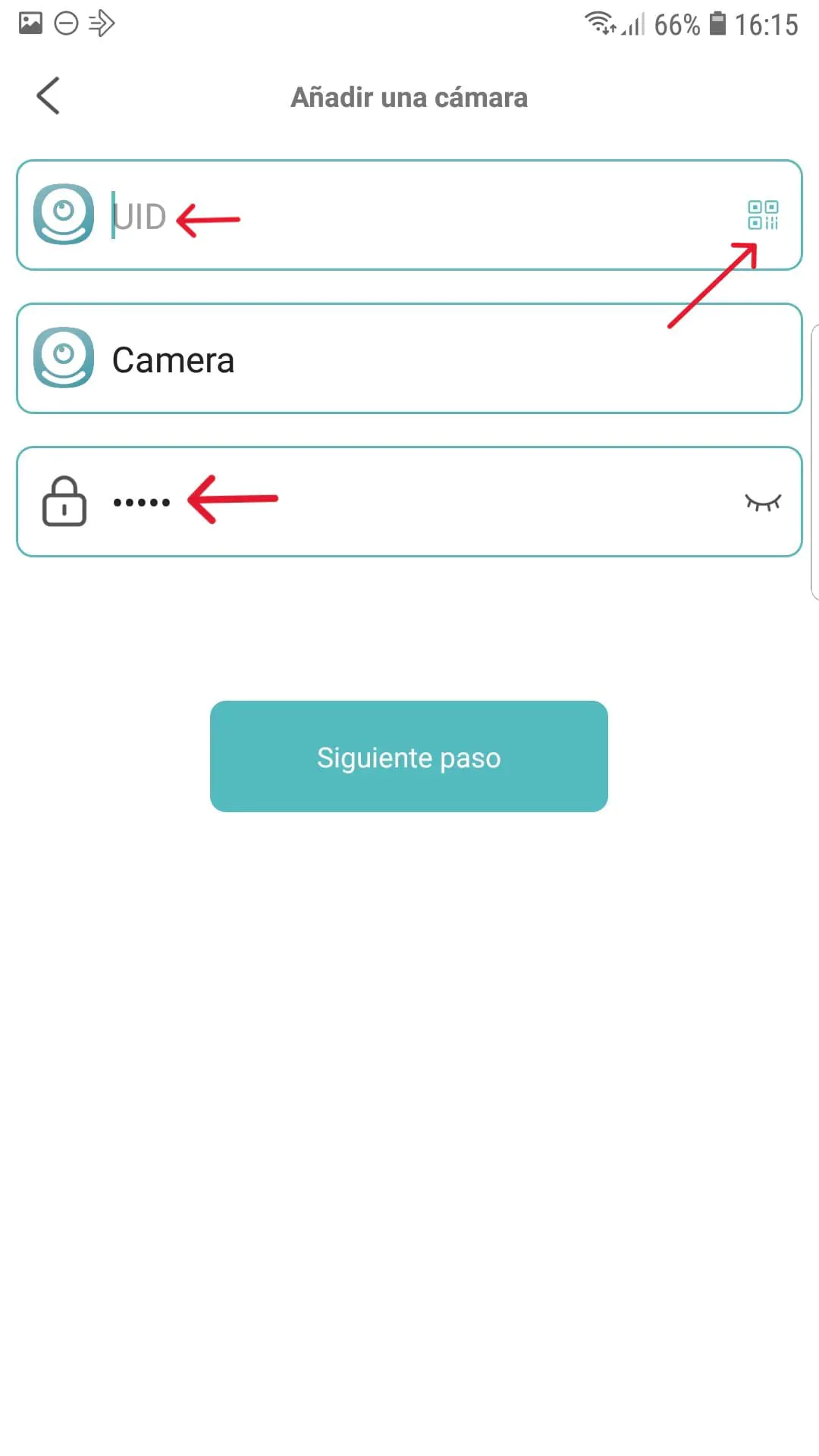 Instruktioner Spy Camera Wifi-knapp 38 Ange lösenord -30