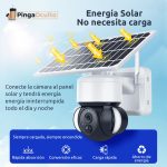 PingaOculto Cámara de Vigilancia Solar 4G recargable