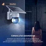 PingaOculto Cámara de Vigilancia Solar 4G luz automática