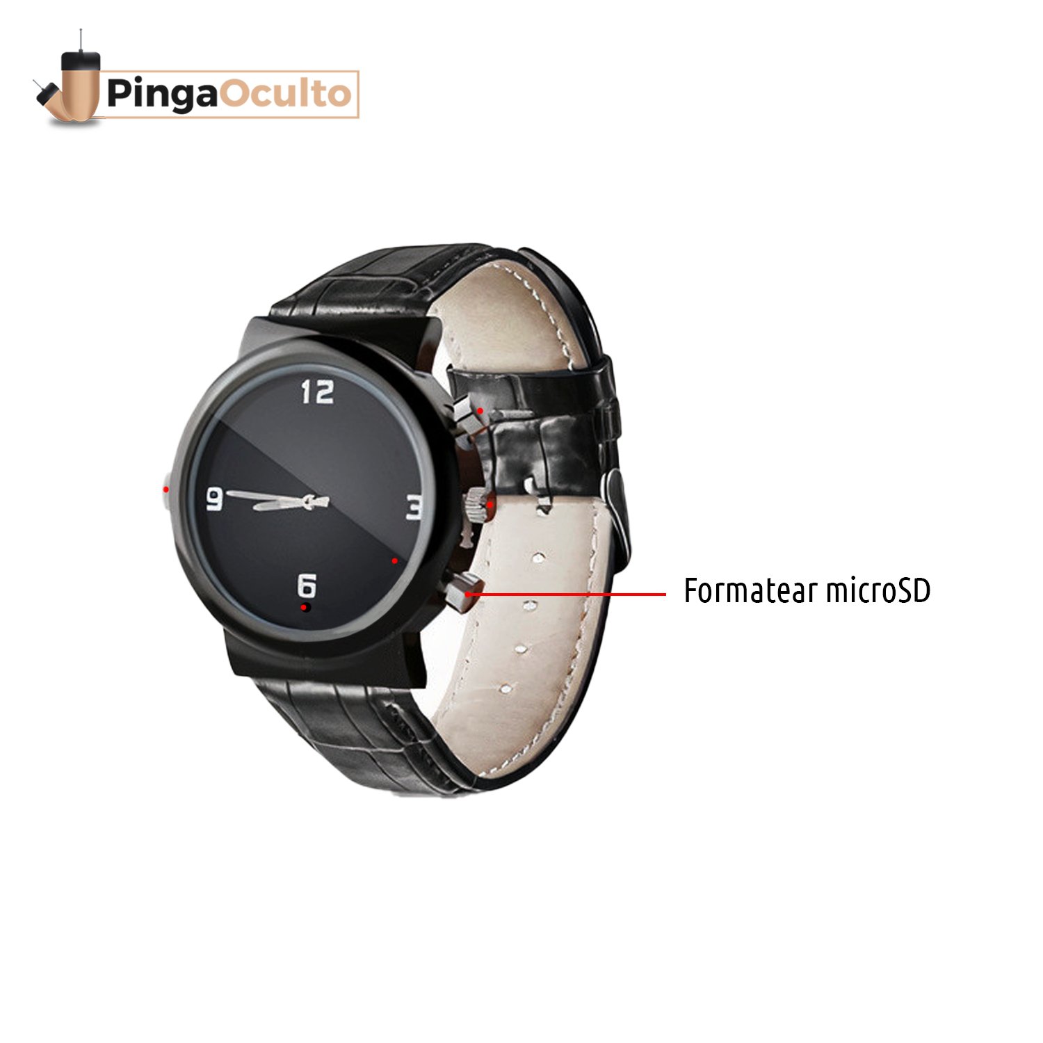 Instrucciones Reloj Cámara Espía 32GB 5 Reloj Cámara Espía Formato