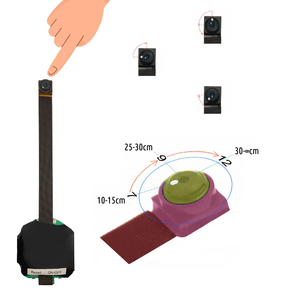 Instruktioner Spy Camera Wifi-knapp 23 Justera fokus wifi-kamera