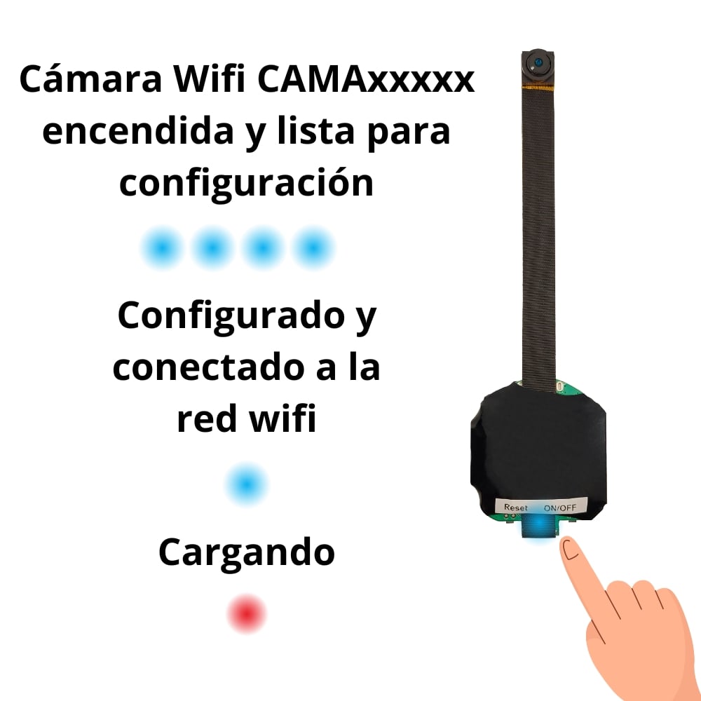 Luces de Estado Cámara Espía Wifi HD