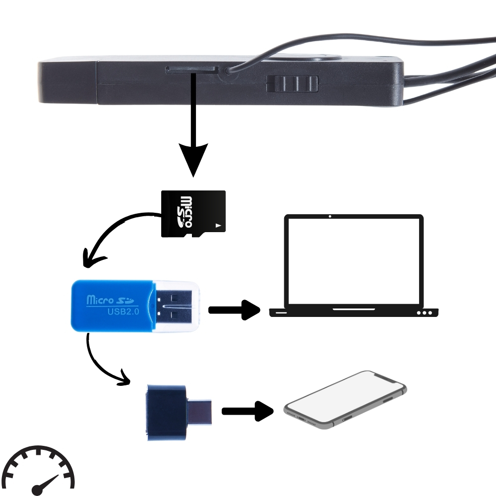 microSD y Adaptador