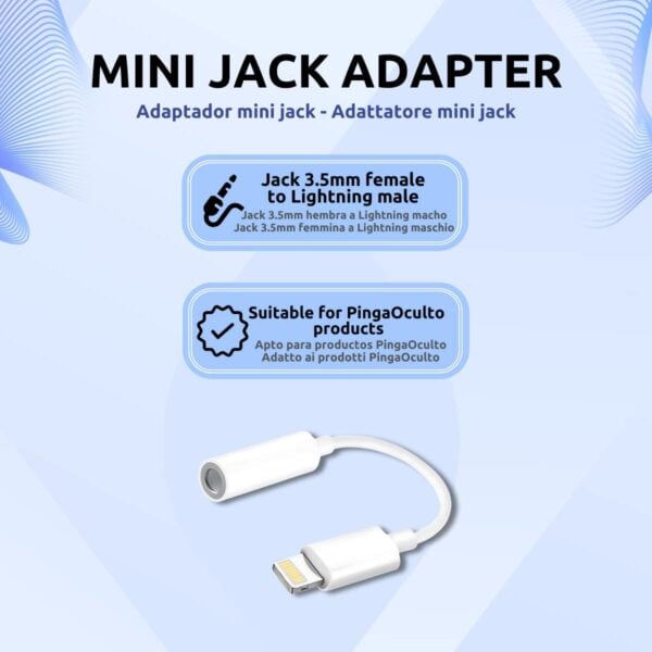 Adaptador Jack 3.5mm Lightning Características