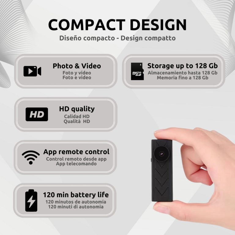 Cámara Botón W20 Características