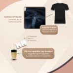 Camiseta Bluetooth + Pinganillo Vip Pro SuperMini Contenido