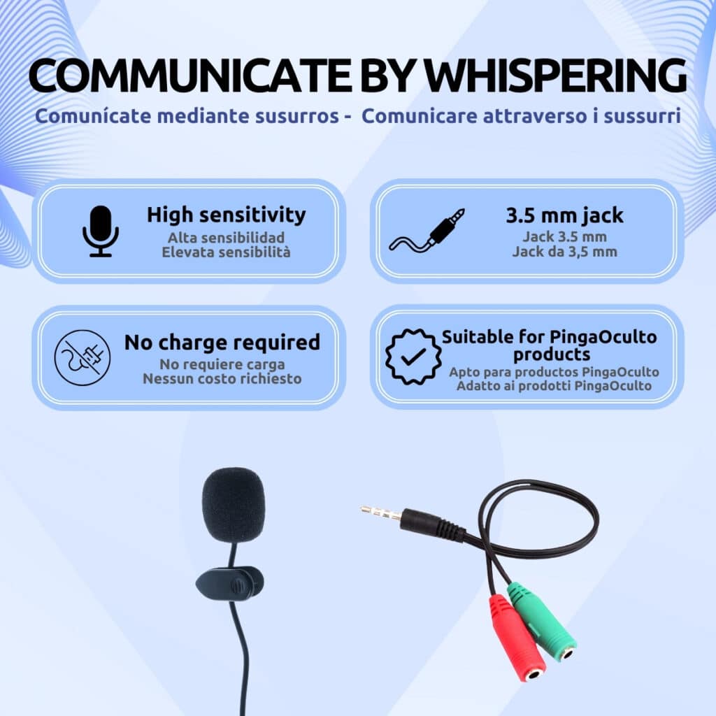 Micrófono Externo + Adaptador Características