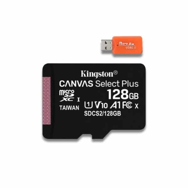 microSD 3264128GB Clase 10 128GB + Adaptador USB