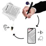 Verborgen wifi-spionagecamerapen voor examens