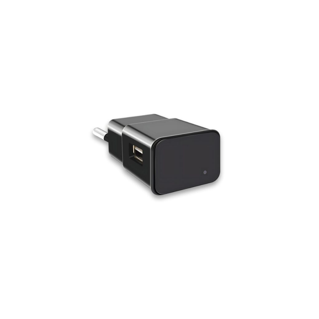Cargador Cámara Espía Full HD Wifi Rectangular