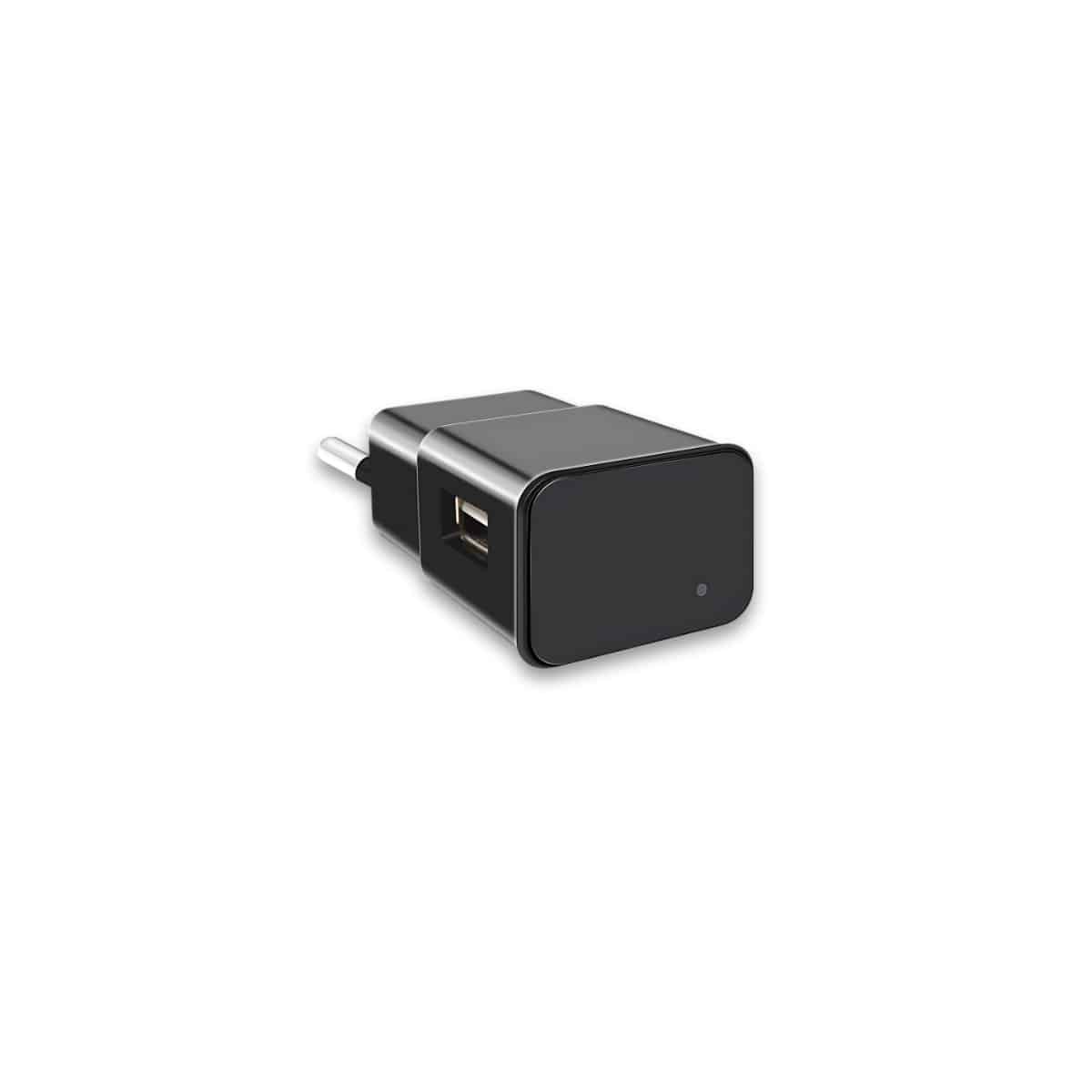 Cargador Cámara Espía Full HD Wifi Rectangular