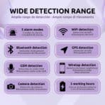 Detector de Frecuencias – Cámaras, Micrófonos, GSM, Wifi, Bluetooth Características