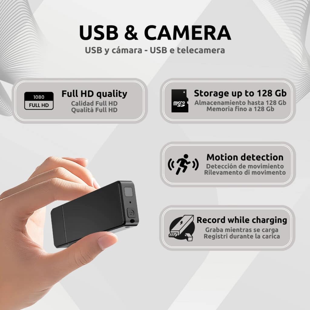 USB Cámara Espía Características