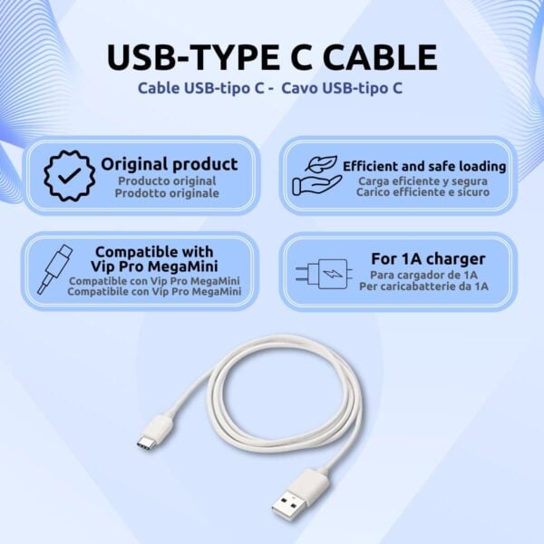 Cable USB Nano V4-V5-Bolígrafo Tipo C Pinganillo MegaMini Características