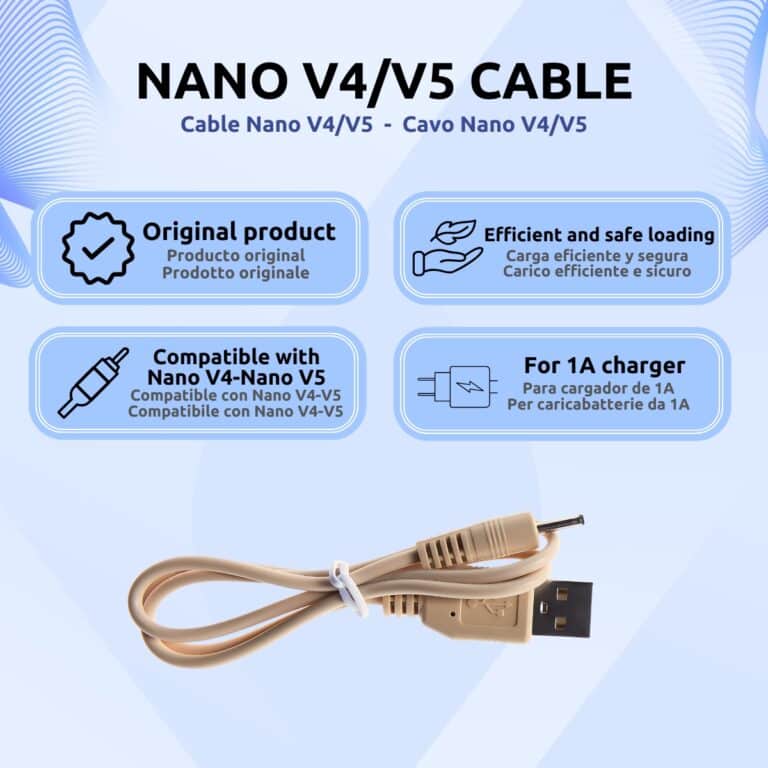 Cable USB Nano V4-V5-Bolígrafo V4-V5 Características