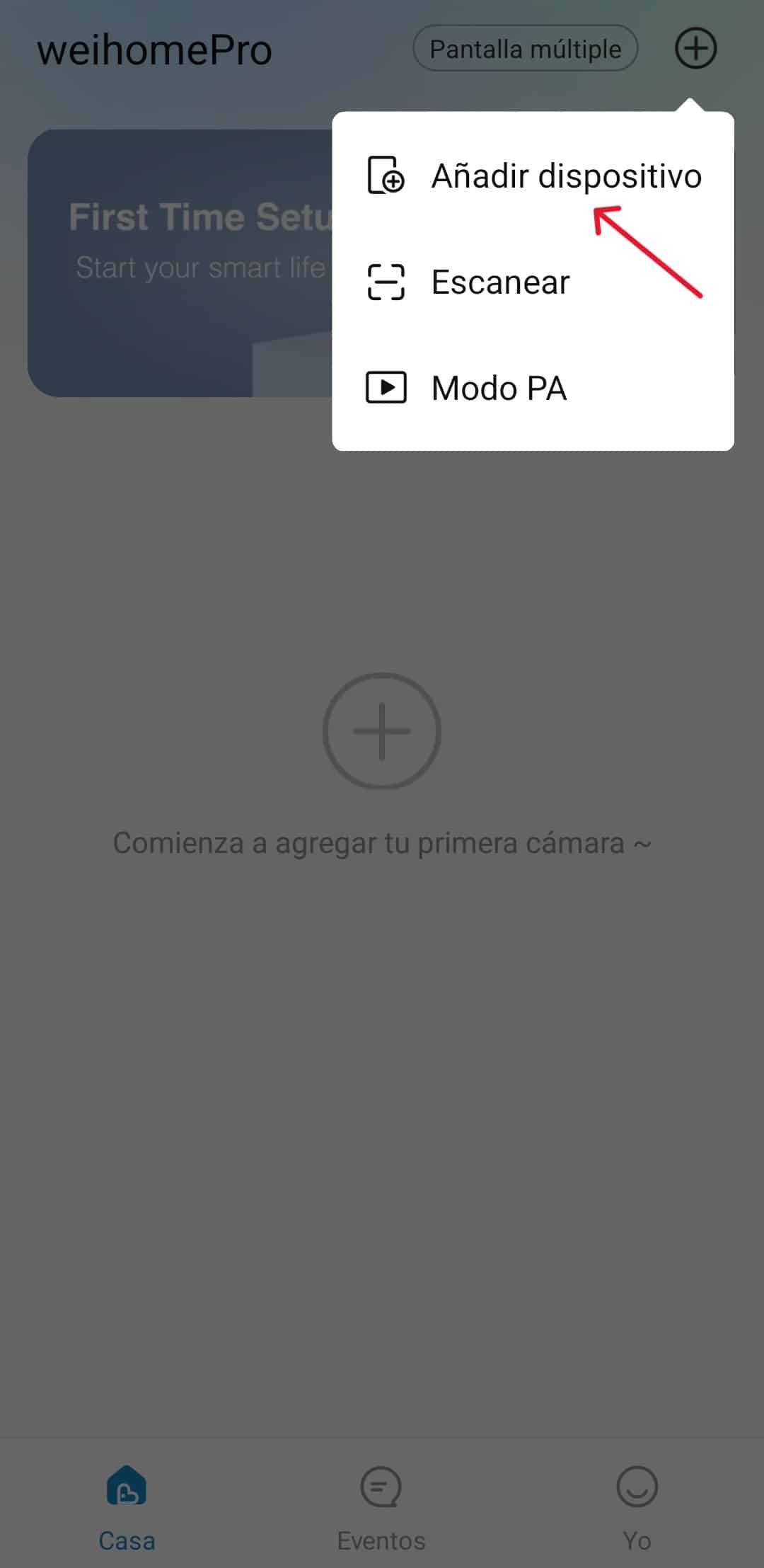 Weihome Añadir Dispositivo 2