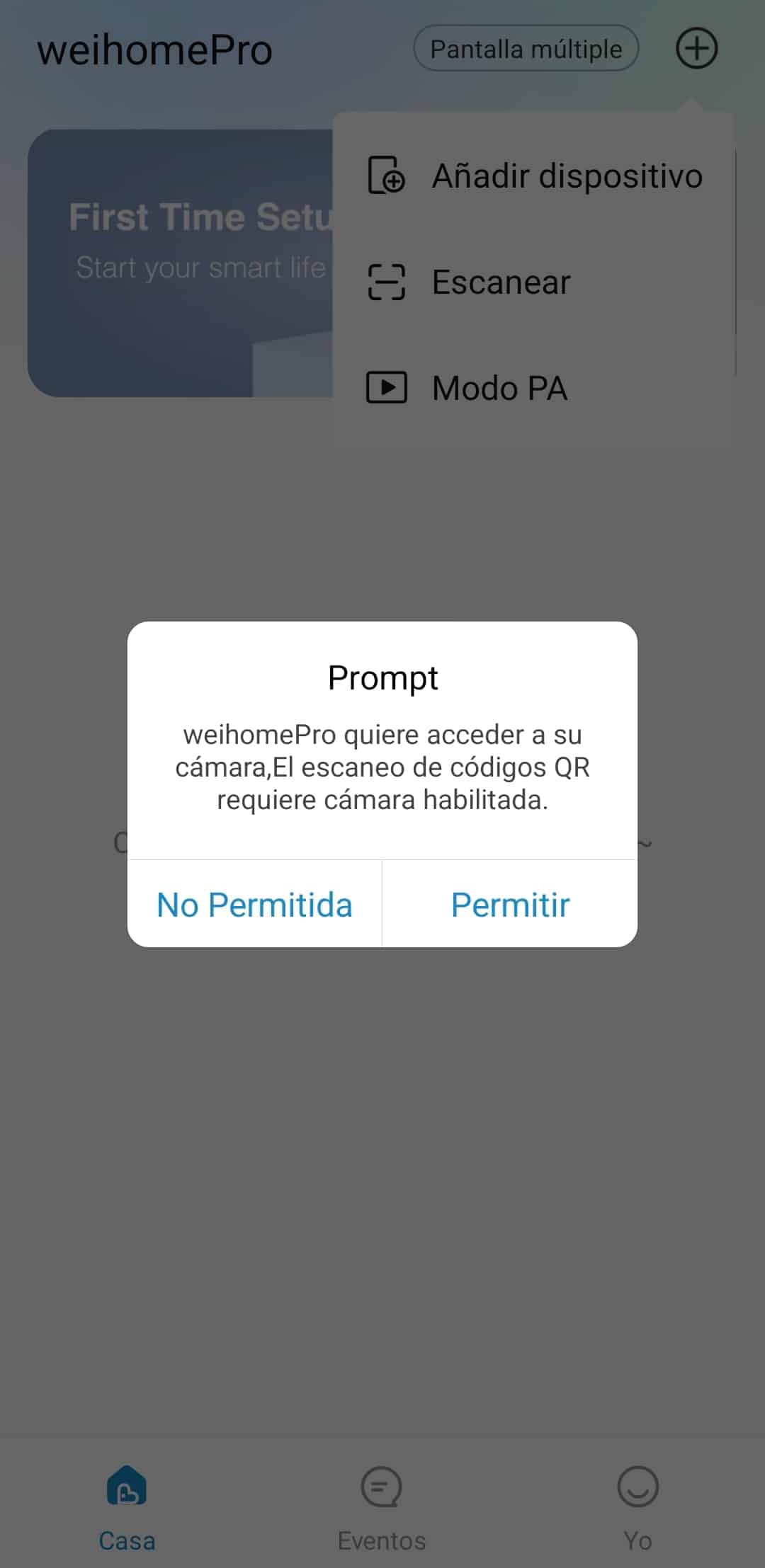 Weihome Permiso Cámara QR 22.5
