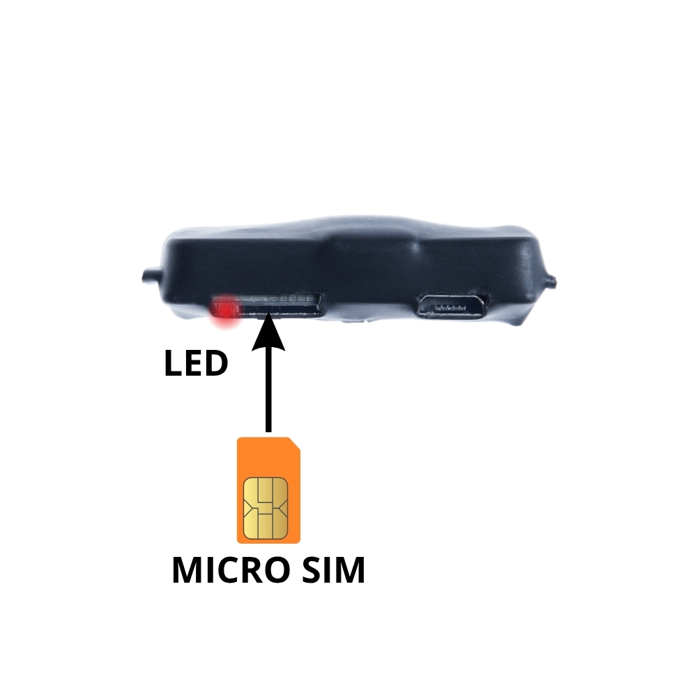 Introducir Pieza Inductora GSM Tarjeta SIM y Encendido