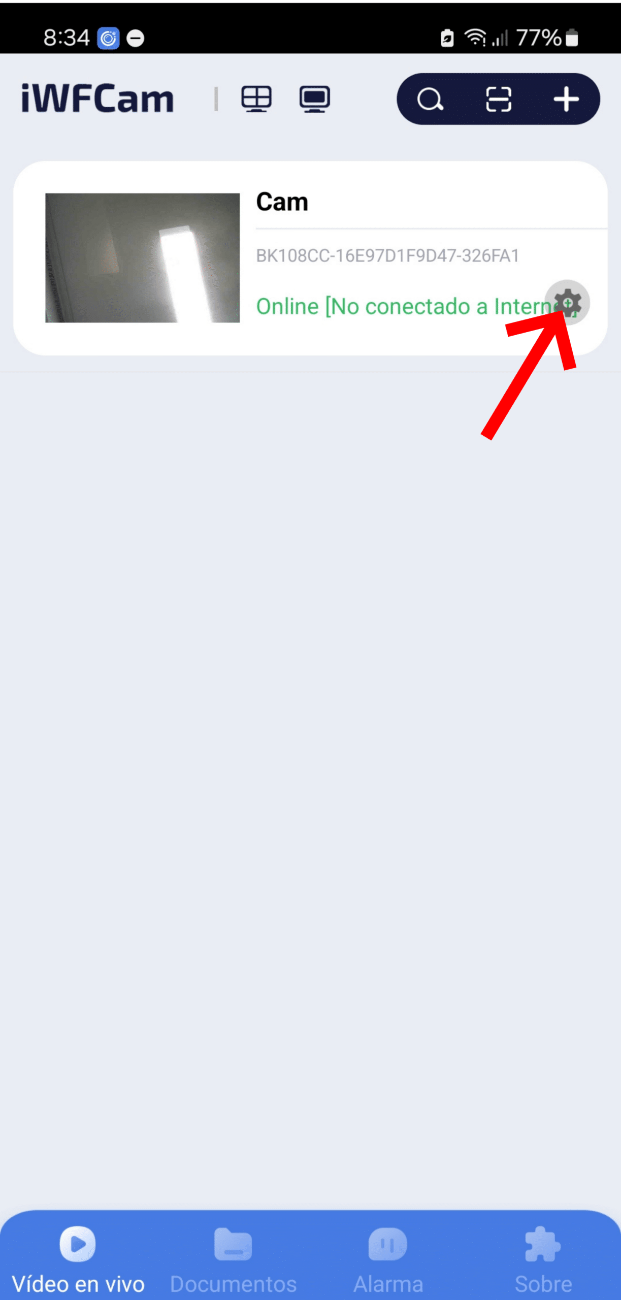 Ajustes Rueda dentada iWFCam