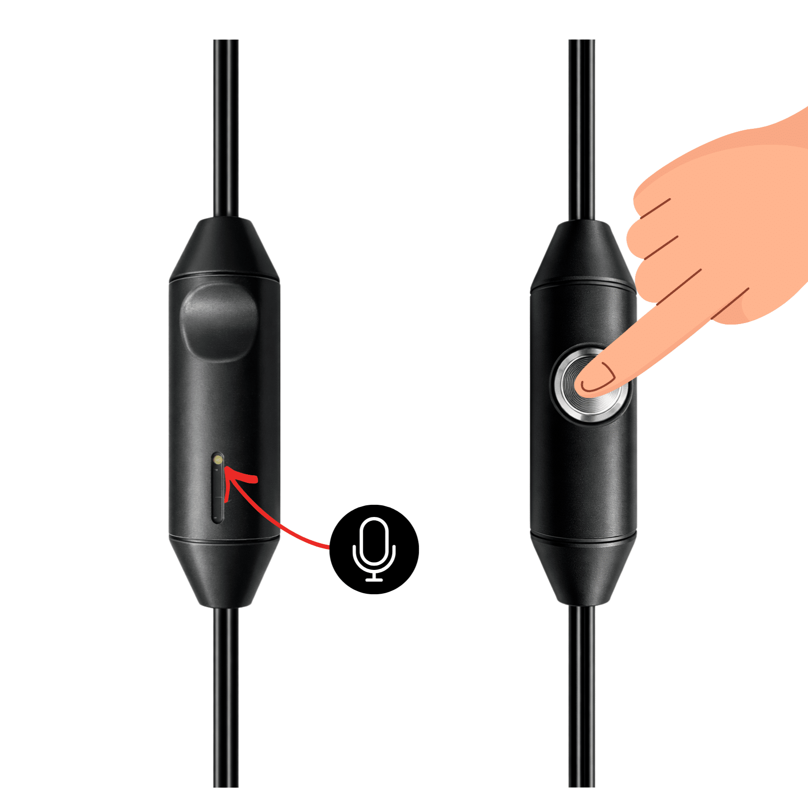 Boton Multifuncion Microfono Nano Pro