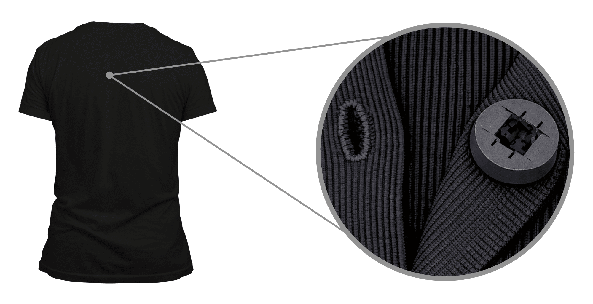 Botones Pieza Fijadora Ropa Cam Wifi Pro