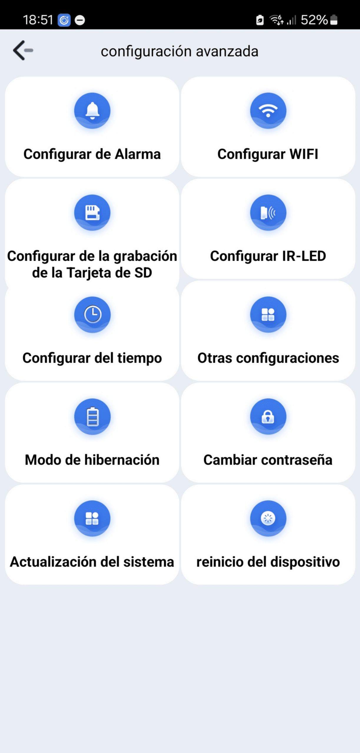 Configuracion Avanzada iWFCam BH...