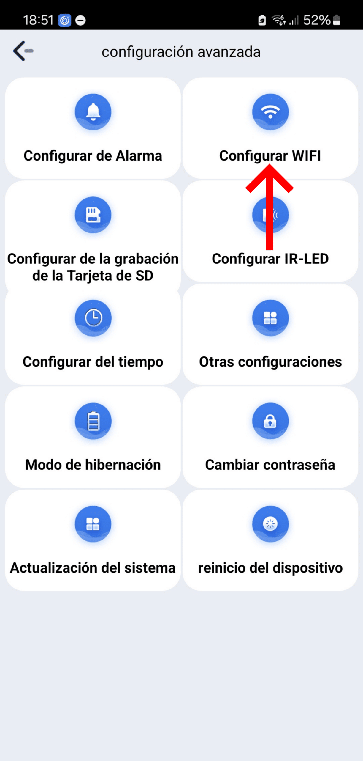 Configuracion Wifi Avanzada iWFCam BH...