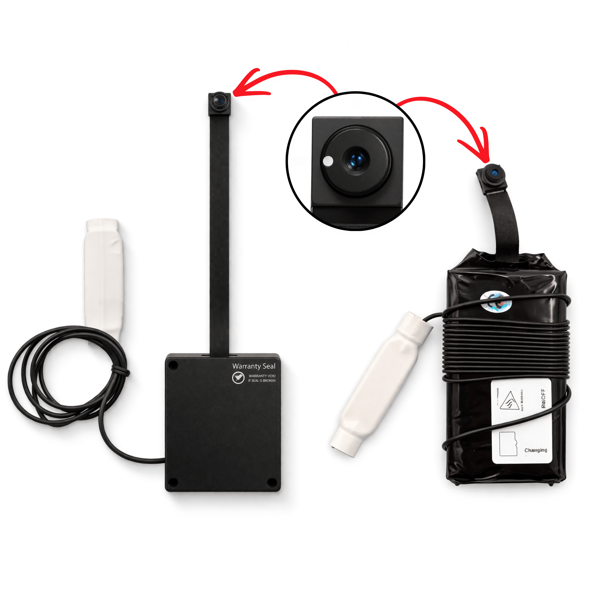 Detalle lente Cam Wifi Pro