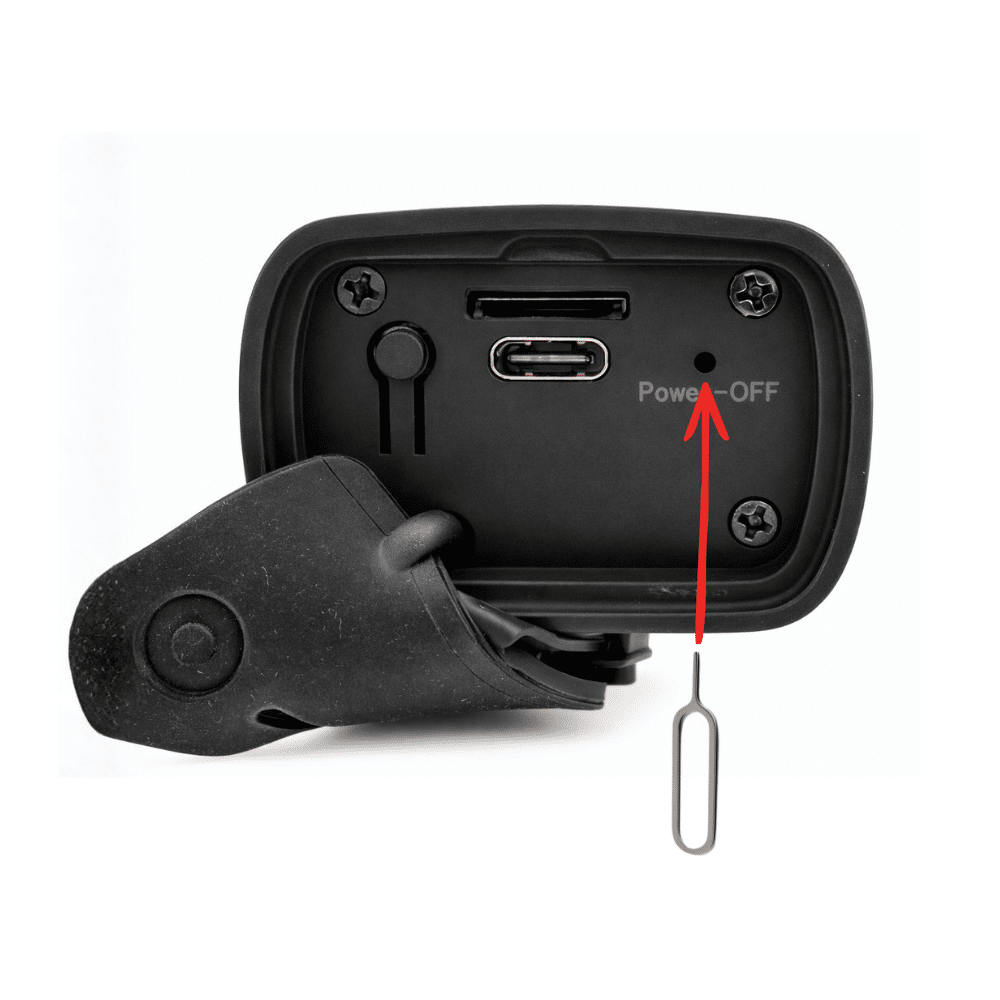 Instrucciones IP601BW apagado forzoso