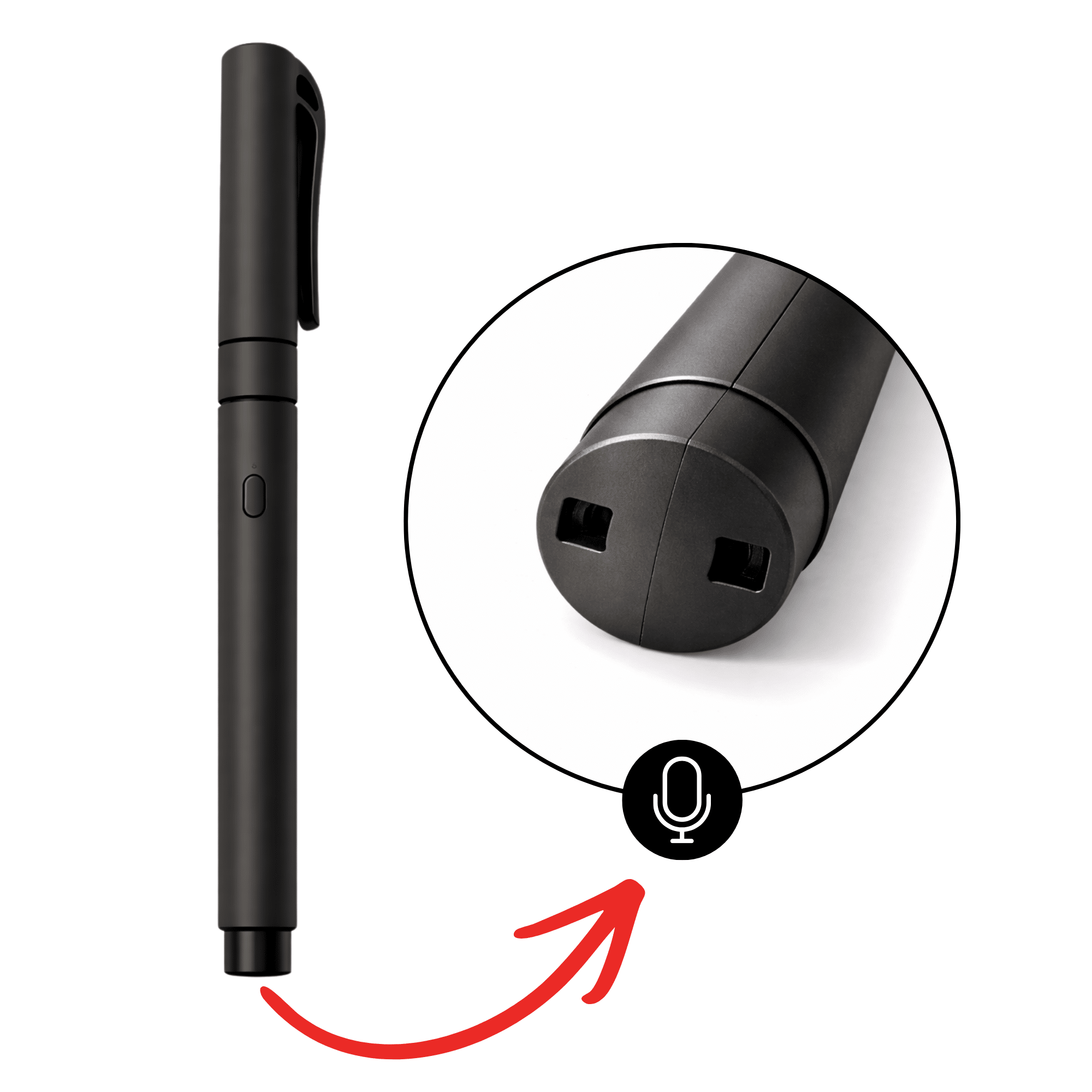 Micrófono Integrado Boligrafo Bluetooth (2)