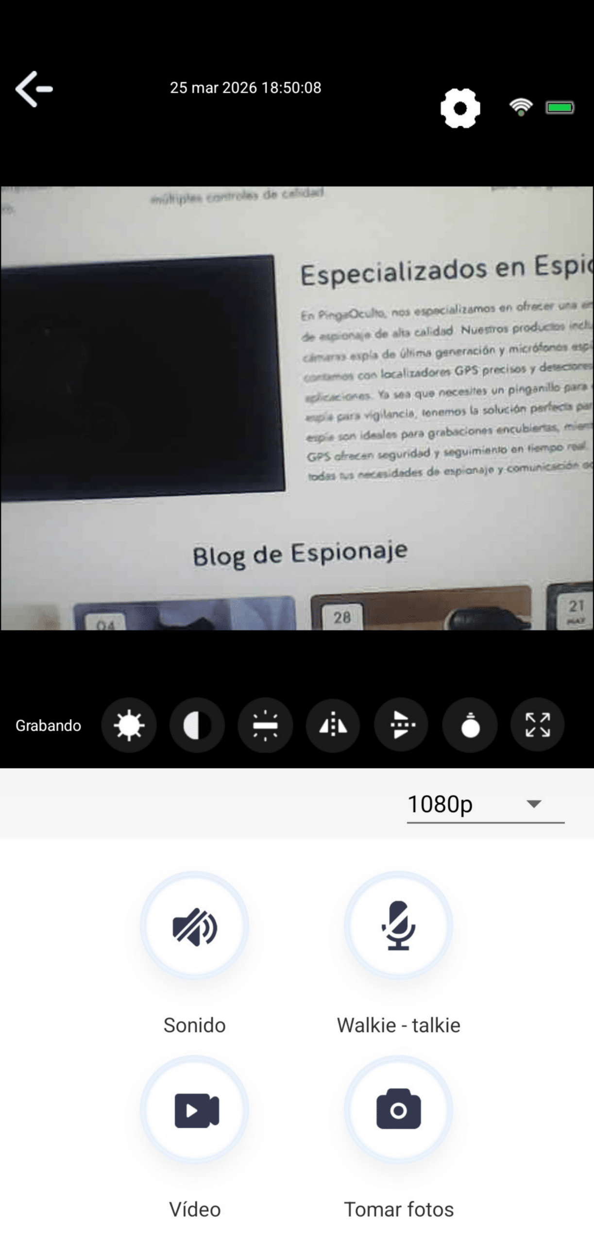 Pantalla ppal AS03... iWFCam