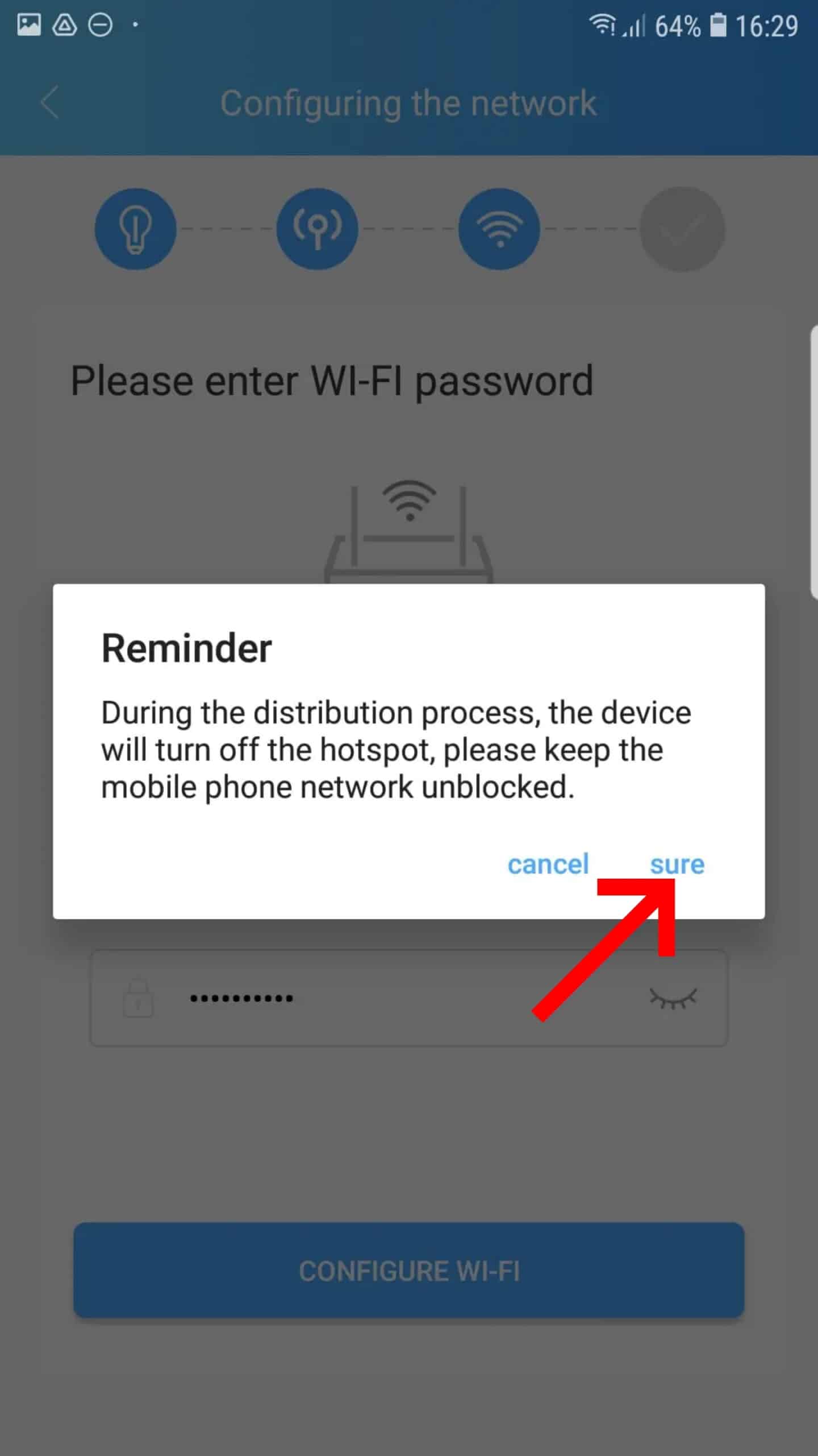 Paso 4.7 Confirmacion coenxion red wifi