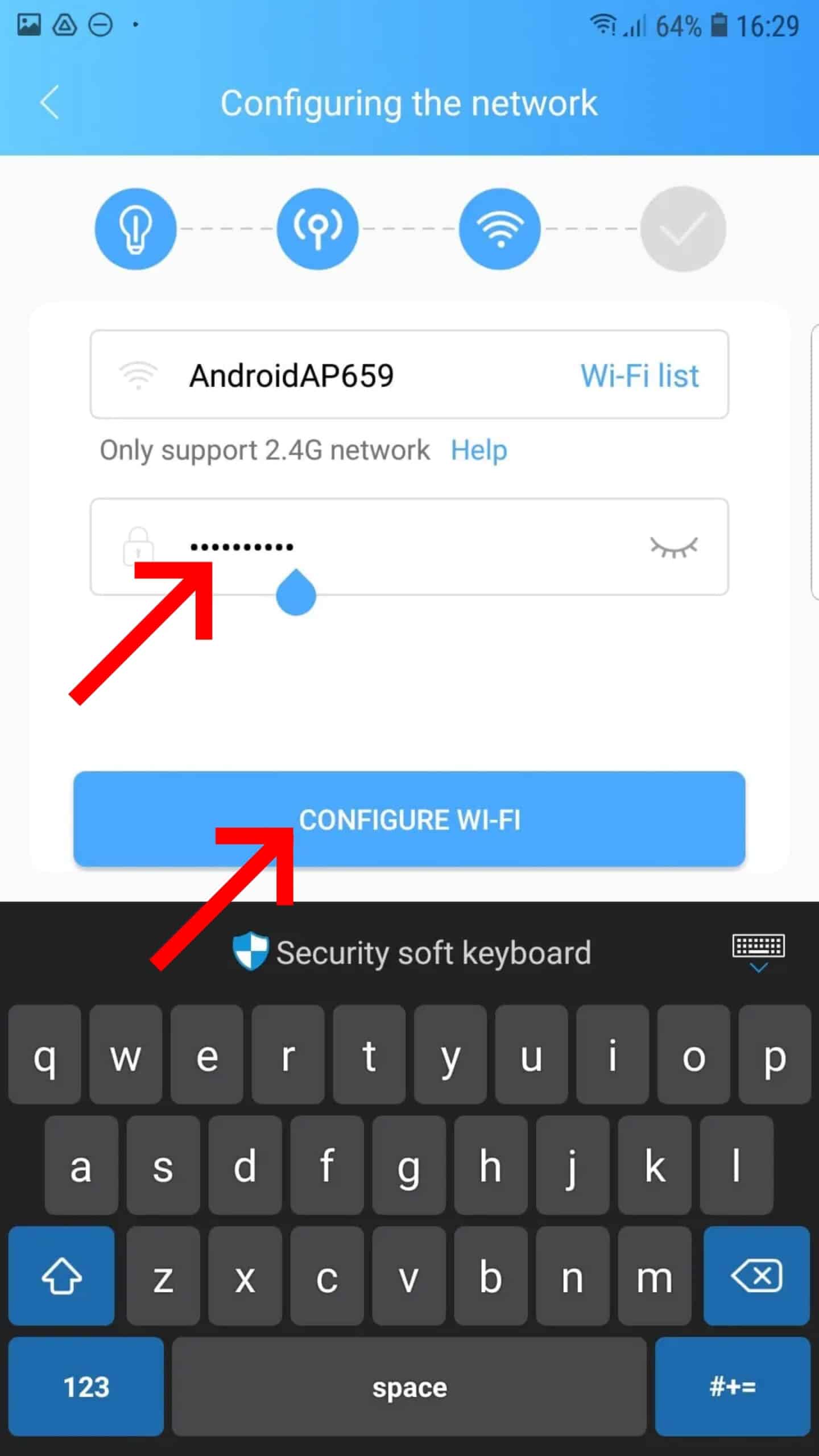 Paso 4.7 Contraseña red wifi