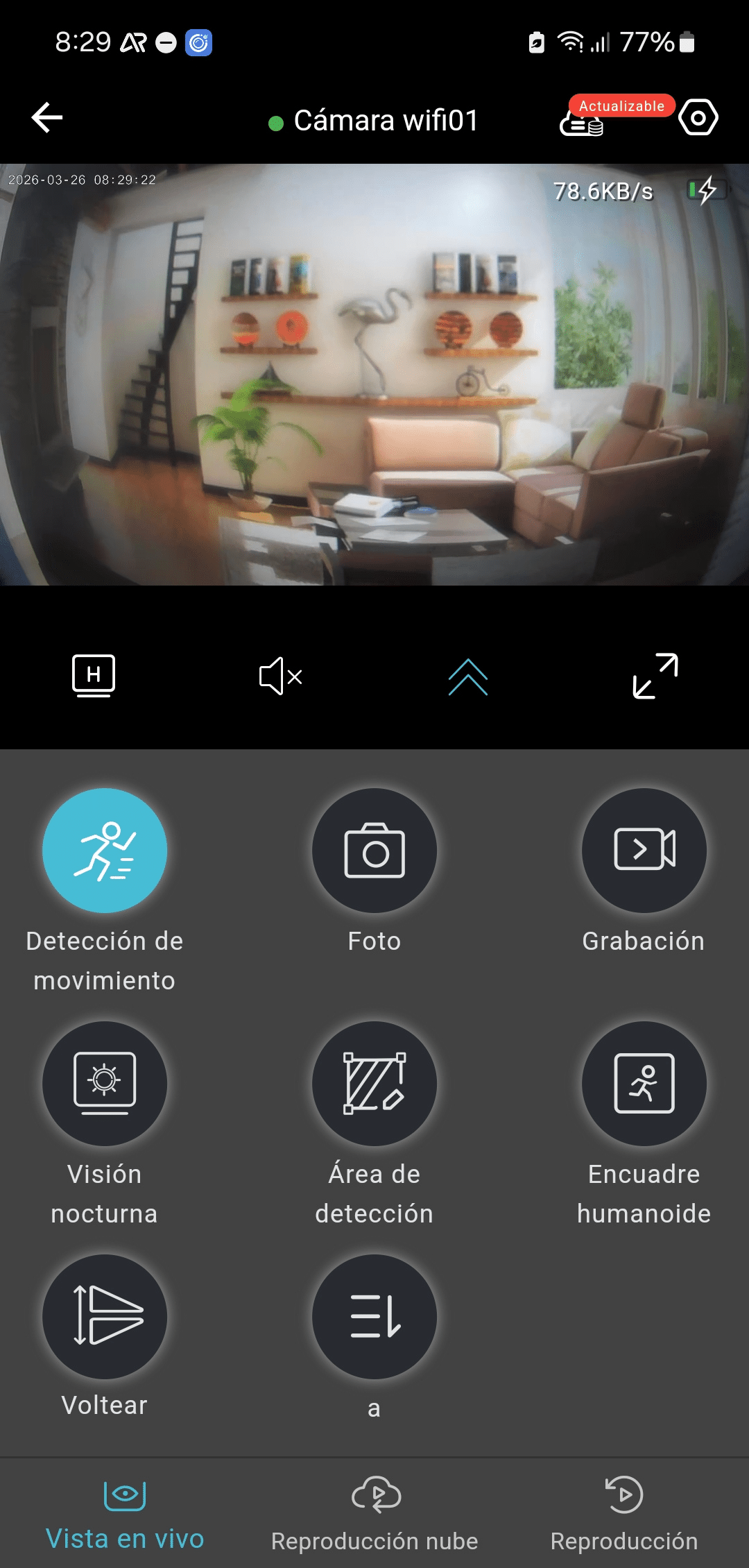 Visualizar cámara O-KAM Pro