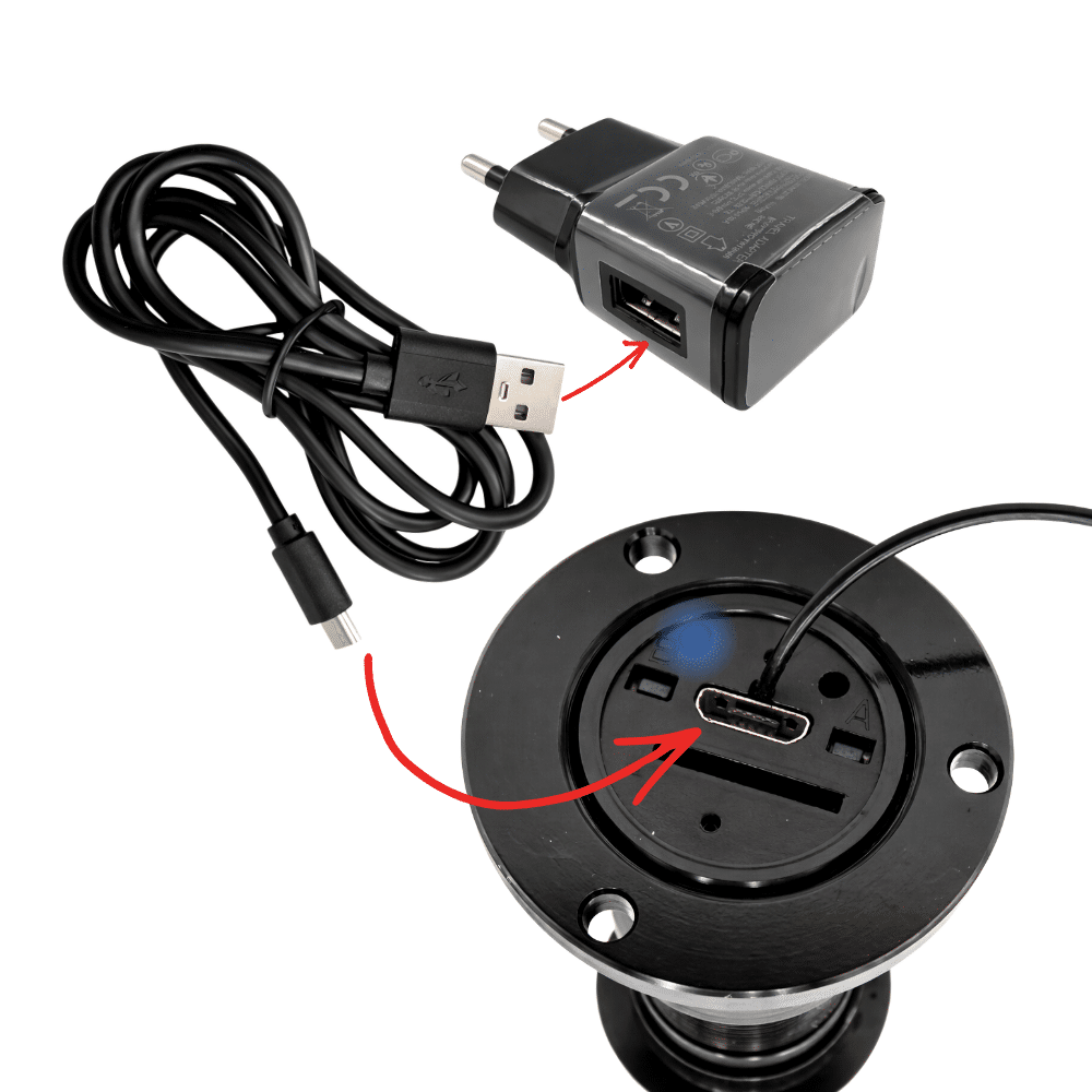 Conexión Preparación IP618BW