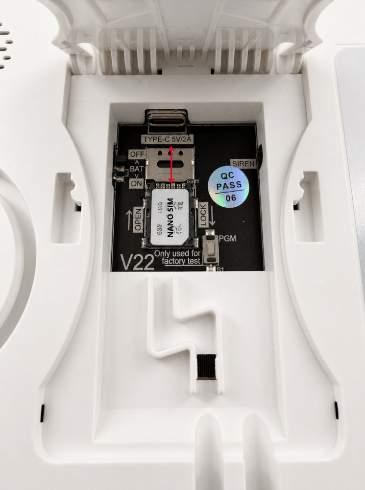 Introducir NanoSIM Panel