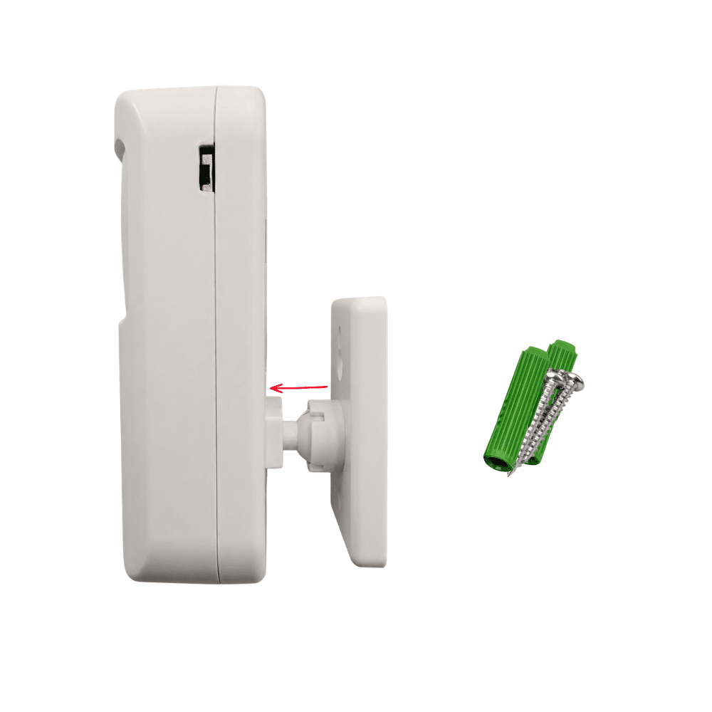 Sensor PIR Colocación tornillos Panel