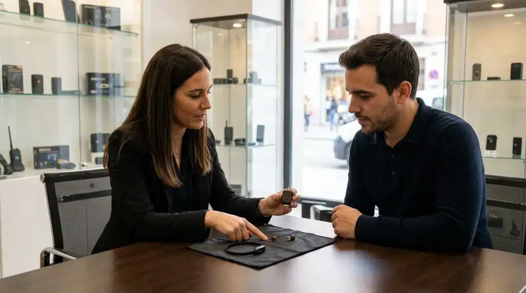Artículos espía en Madrid: dispositivos de comunicación oculta y vigilancia