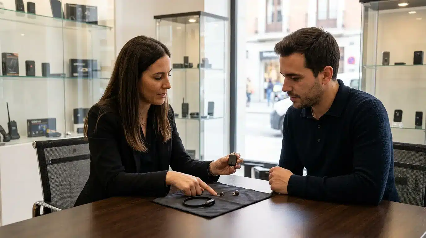 Artículos espía en Madrid: dispositivos de comunicación oculta y vigilancia