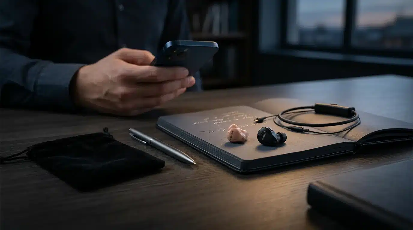 Auriculares espía VIP Pro, discretos y pequeños, para comunicación oculta.