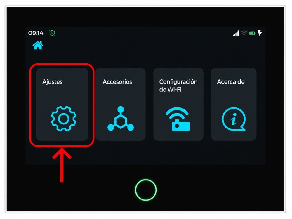 Instrucciones ALARMA - Ajustes Alarma